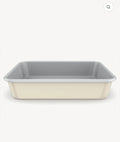 Plat de Cuisson Carré Beige | Revêtement Céramique - Ena Home