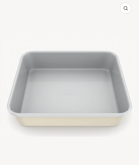 Plat de Cuisson Carré Beige | Revêtement Céramique - Ena Home