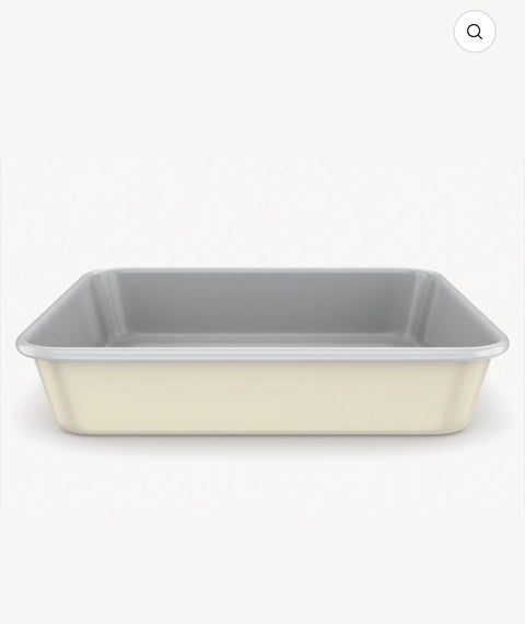 Plat De Cuisson Rectangulaire Beige | Revêtement en Céramique - Ena Home