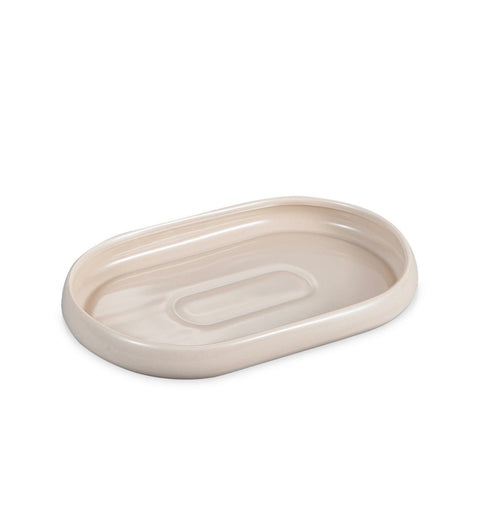 Plat ovale Moon Beige - 21 cm - Ena Home