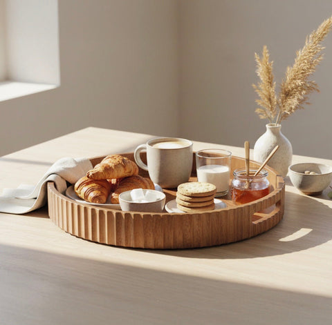 Plateau Bois d'Acacia 36cm - Ena Home