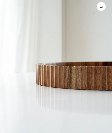 Plateau Bois d'Acacia 36cm - Ena Home