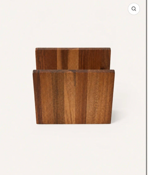 Porte-serviettes en bois d’Acacia - Ena Home