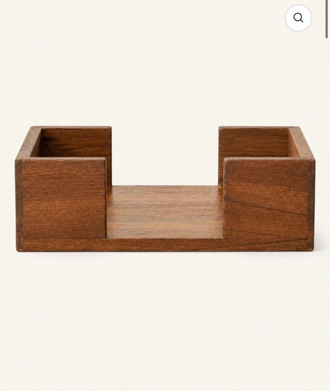 Porte-serviettes en bois d'Acacia - Ena Home