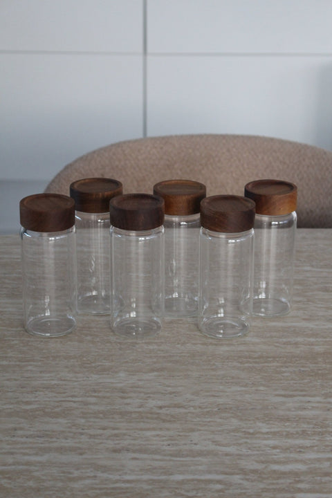 Pots à épices en Verre - Lot de 6 - Ena Home