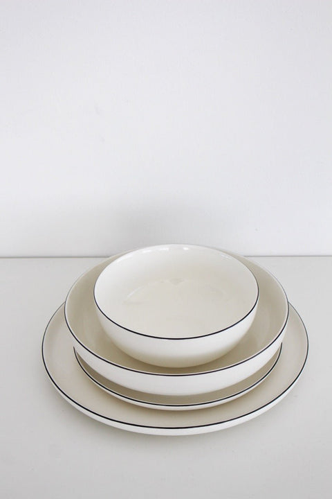 Service a diner 24 pièces - BLACK LINE - Ena Home