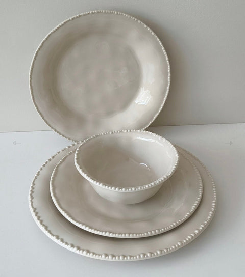 Service à dîner 27 pcs - PEARL BEIGE - Ena Home