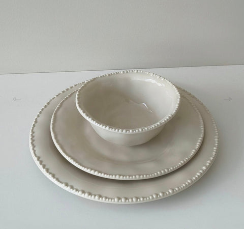Service à dîner 27 pcs - PEARL BEIGE - Ena Home