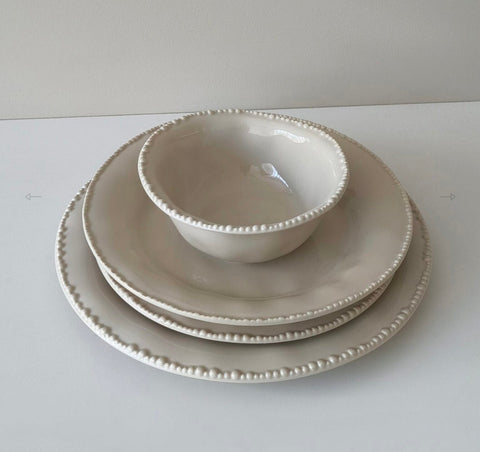 Service à dîner 27 pcs - PEARL BEIGE - Ena Home