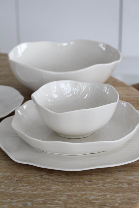 Service à dîner Cermico blanc - 27 pcs - Ena Home