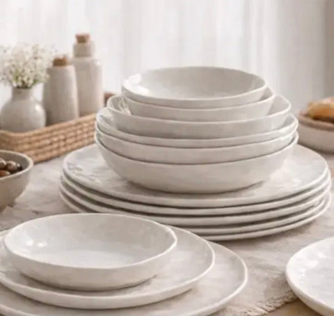 Service à dîner Martel White 24pcs - Ena Home