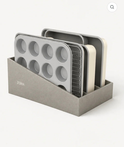 Set de moule et de four 7 pièces avec rangement - Ena Home