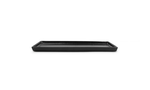 Decorative dish 37x14cm black Charm collection