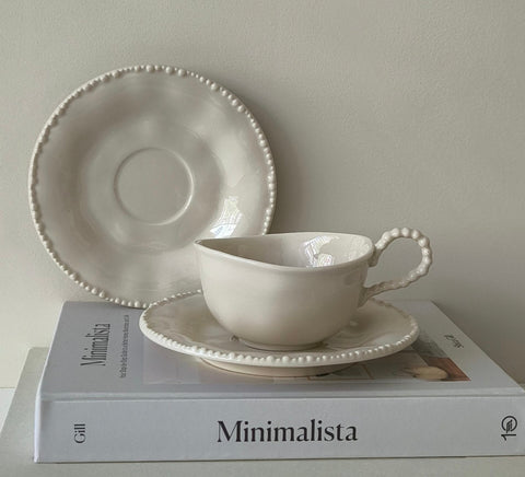 Tasse à café PEARL beige - set 6 - Ena Home
