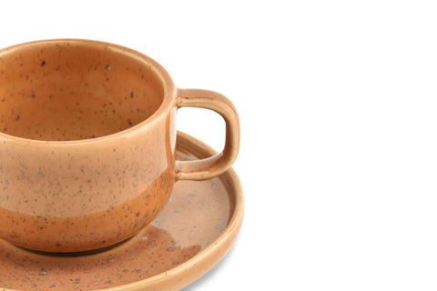 Tasse Blush + sous tasse - 22cl - Ena Home