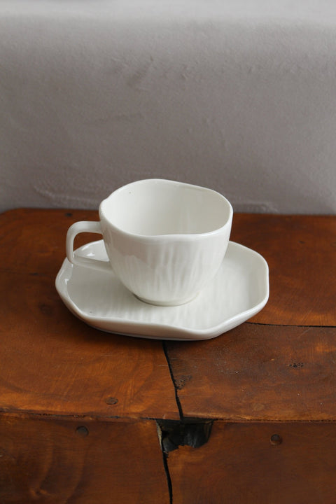 Tasse Cermico Blanc - set 6 - Ena Home