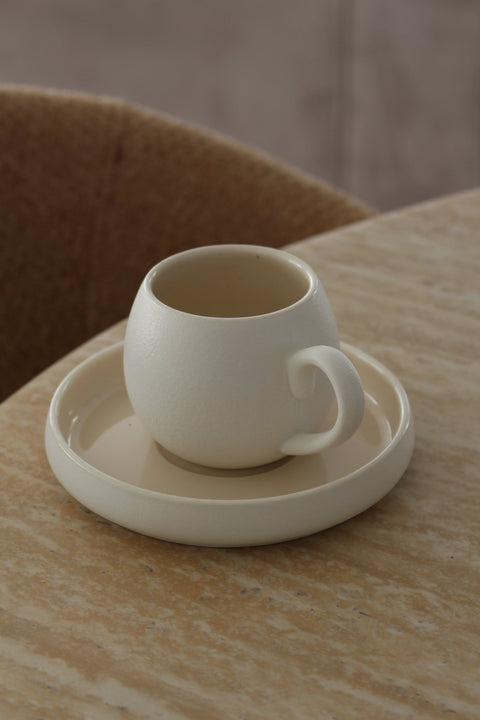 Tasses à café Moon bicolores - set 6 - Ena Home