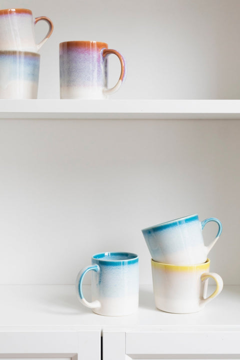 Tasses VERA – 350 ml – Collection Pastel Été - Ena Home