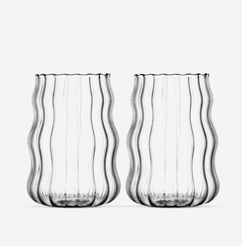 Verre borosilicate Wave - 6 pcs - Ena Home