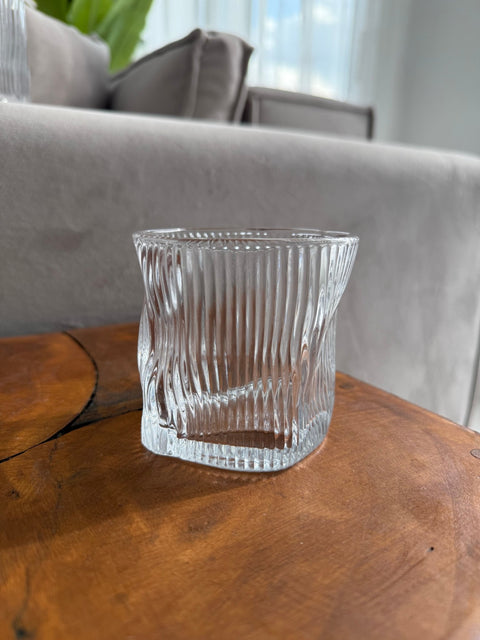 Verre Ice Cube Riffle 200 ou 250ml -lot de 6 - Ena Home