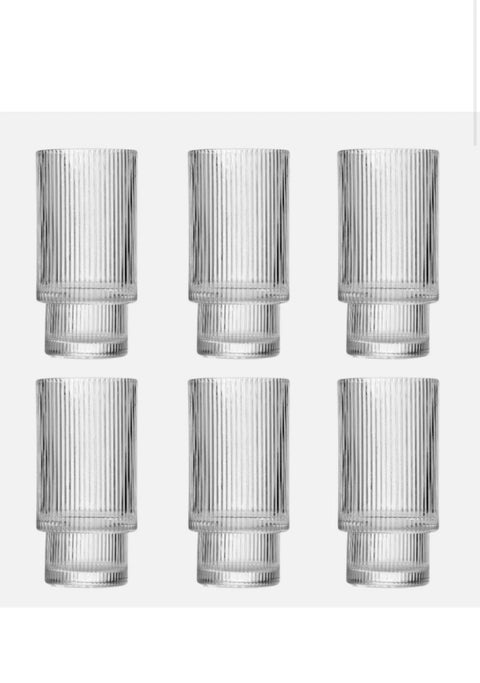 Verre Riffel 400 ml - lot de 6 - Ena Home